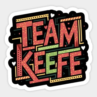 Team Keefe Sticker